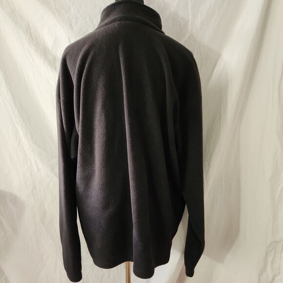 Columbia Mountain Dew 1/2 Zip Fleece Jacket Black XL Pullover Mens Womens Coat - Picture 5 of 11